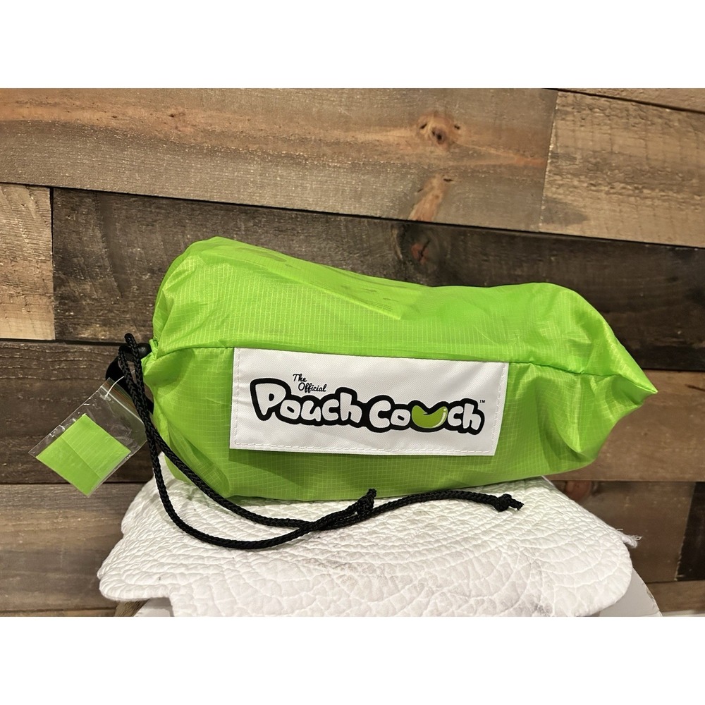 The Official "Pouch Couch" GREEN-Beach, Camping, Backyard